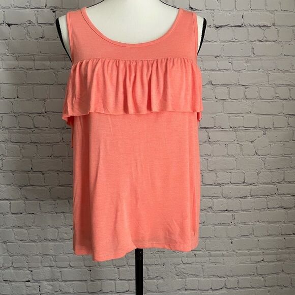🟢NWT Mossimo Cold Shoulder Top Sz L - Picture 1 of 9